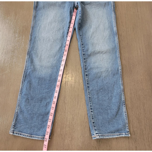 Madewell Stovepipe Jeans Medium Wash High Rise Size 27 - Picture 12 of 13